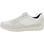 Witte Ademend Geox Myria Sneakers met rits  in maat 35 met Hakhoogte 3cm tot 5cm voor Dames 