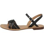 Zwarte Ademend Geox Platte sandalen  in 38 voor Dames 