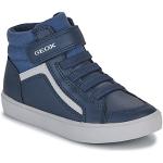 Blauwe Rubberen Geox Hoge sneakers  in maat 28 met Hakhoogte tot 3cm in de Sale voor Kinderen 
