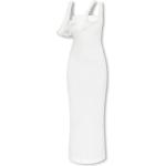 Casual Witte The Attico Mouwloze jurken  in maat S Midi / Kuitlang asymmetrische voor Dames 