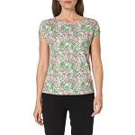 Gerry Weber Casual Dames T-Shirt, Groen/paars/roze opdruk, 44