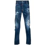 Blauwe DSQUARED2 Regular jeans  in maat S in de Sale voor Heren 