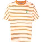 Oranje KENZO Logo Gestreepte T-shirts met opdruk  in maat L in de Sale voor Heren 