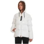 Witte Polyamide Pinko Gewatteerde Donzen jas  in maat L in de Sale voor Dames 