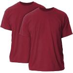 Vintage Rode Gildan T-shirts  in maat L 2 stuks Sustainable voor Heren 