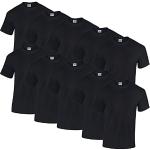 Vintage Zwarte Polyester Gildan T-shirts  in maat 5XL voor Heren 