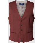 Rode Polyester Stretch McNeal Gilets voor Heren 