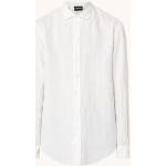 Gebroken-witte Linnen Giorgio Armani Overhemden  voor Heren 
