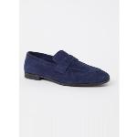 Donkerblauwe Suede GIORGIO Loafers 