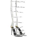 Zilveren GIUSEPPE ZANOTTI Metallic Gladiator sandalen Naaldhakken  in maat 37 in de Sale voor Dames 