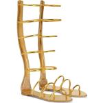 Gouden GIUSEPPE ZANOTTI Platte sandalen  in maat 37 in de Sale voor Dames 