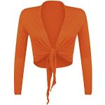 Oranje Bolero´s lange mouw  voor de Zomer  in maat XL voor Dames 