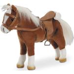 Götz 3401099 Brown Plush Pony Show Jumping Tournament Winner - Doll Accessorie - Suitable For All Standing Dolls Up To 50 cm - Suitable Agegroup 3+