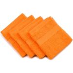 Moderne Oranje Badstoffen Gözze Gestreepte Badhanddoeken  in 50x100 met motief van USA 4 stuks Sustainable 