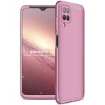 GOGME Hoesje voor Samsung Galaxy A12 / M12, Slim Fit Frosted TPU Zijdeachtige Matte Finish Rubber Case, Ultradunne Stijlvolle Harde PC Siliconen Shockproof Cover voor Samsung Galaxy A12 / M12, Rose Gold