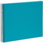 Turquoise Goldbuch Fotoalbums 
