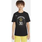 Golden State Warriors City Edition Nike NBA-shirt voor kids - Zwart