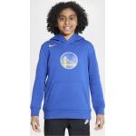 Golden State Warriors Club Nike NBA-fleecehoodie voor kids - Blauw