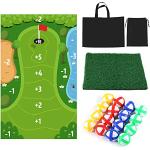 Golfspelset voor Kinderen, 1.15x1.7m Chipping Golf Speelmat Wasbaar Battle Royale Golfspel Indoor Golfspel Sticky Golf Mat Spel voor Volwassenen en Familie Kinderen