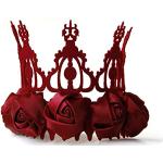 Steampunk Rode Bloemen Dameshaarbanden  in Onesize met motief van Roos 