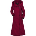 Gothic Rode Polyester Assepoester Lange jassen  in maat XL voor Dames 