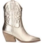 Cowboy Gouden Metallic Laarzen met blokhak Blokhakken  in maat 36 in de Sale voor Dames 