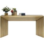 Gouden sidetable houtsnijwerk 160x35cm Kare Design Malaga