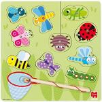 Goula Magnetische puzzels 2 - 3 jaar met motief van Insecten voor Kinderen 