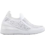 Witte Graceland Wedge sneakers  in maat 37 met Hakhoogte 5cm tot 7cm met Instap met Studs voor Dames 