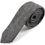 Grijze Wollen Effen stropdassen voor Heren 