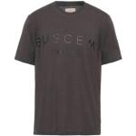 Grijze Logo T-Shirt voor Heren Buscemi , Gray , Heren