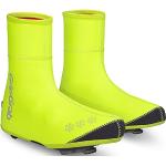 Gele Fleece Waterdicht Gripgrab Winter fietsschoenen met Ritssluitingen Sustainable in de Sale 