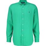 Klassieke Groene Linnen Ralph Lauren Polo Overhemden lange Mouwen  in maat XXL voor Heren 