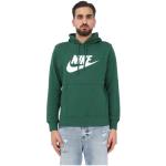 Groene Fleece Nike Hoodies  voor de Herfst  in maat L in de Sale 