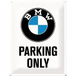 Groot metalen bord BMW parking only