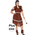 Polyester Indianen kostuums  in Grote Maten voor Dames 