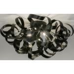 Zwarte Aluminium G9 Ronde plafondlampen Rond 60 cm 