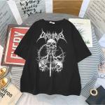 Grunge wasmachinebestendige T-shirts  in maat S met motief van Doodskop in de Sale voor Dames 