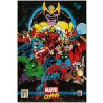 Retro Multicolored Marvel Posters 