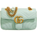 Gucci Crossbody bags - GG Marmont Matelasse Mini Bag in groen