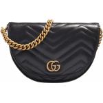 Gucci Crossbody bags - GG Marmont Mini Bag Matelassé Leather in zwart