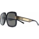Zwarte Gucci Oversized zonnebrillen voor Heren 