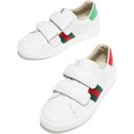 Gucci Kids Ace sneakers met klittenband - Wit