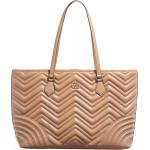 Gucci Shoppers - GG Marmont Large Shopping Bag Matelassé Leather in beige