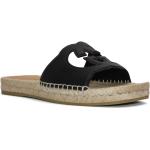 Zwarte Rubberen Gucci Gevlochten Platte sandalen  voor de Zomer met Instap voor Heren 