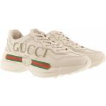 Gucci Sneakers - Rhyton Gucci Logo Sneaker Leather in wit