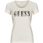 Beige Guess T-shirts  in maat S voor Dames 