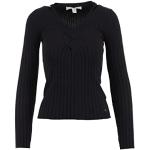 Zwarte Guess Ines Geweven Sweaters V-hals  in maat L voor Dames 