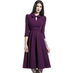 Rockabilly Lila Polyester hr london Zomermode  in maat XL voor Dames 