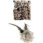 Zilveren Bloemen Haarspelden voor Dames 
